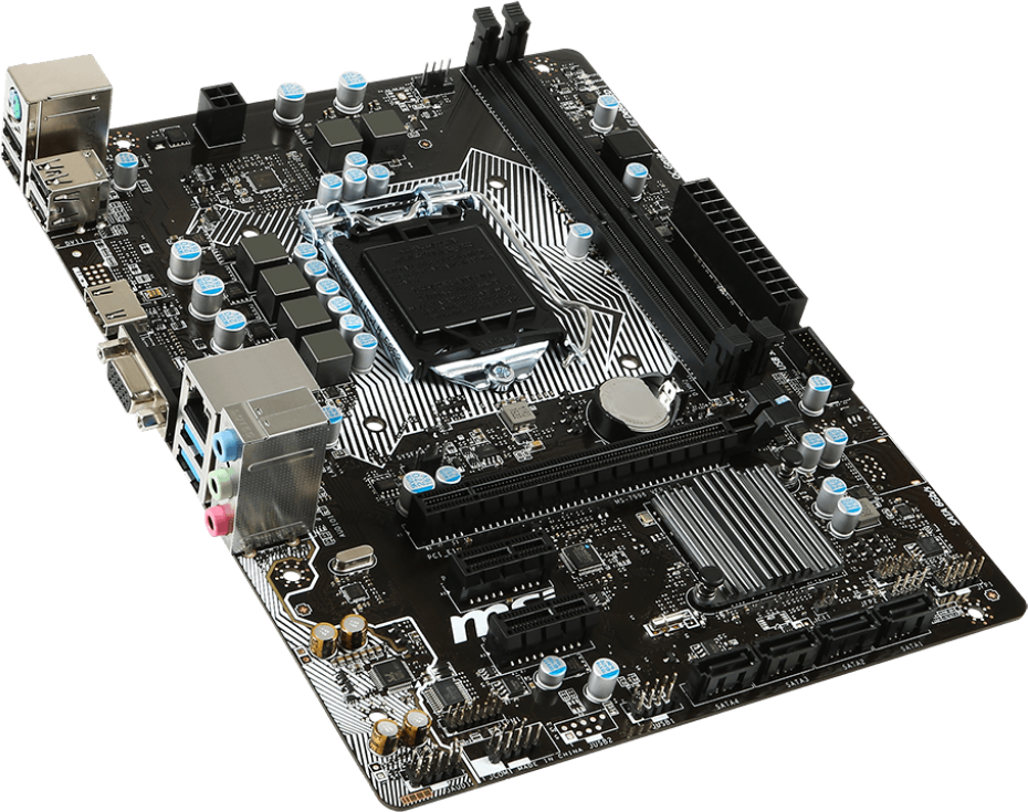 Bekijk afbeelding 3 van MSI H110M Pro-VH; 1151 V/GBL/DDR4/USB3.1/?ATX